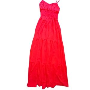 Coco Vibrant Red Maxi Dress size s/m‎